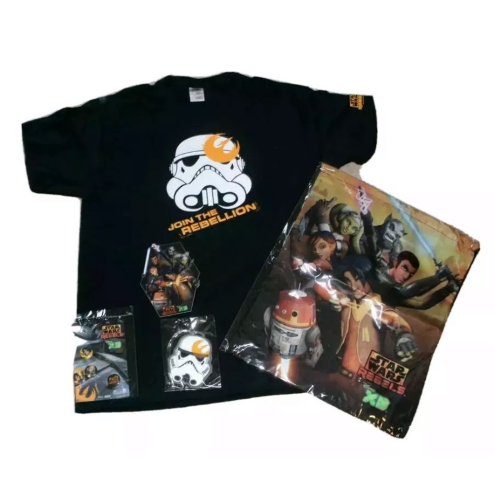 Disney Star Wars XD Rebels SDCC 2014 Shirt Tag Bag